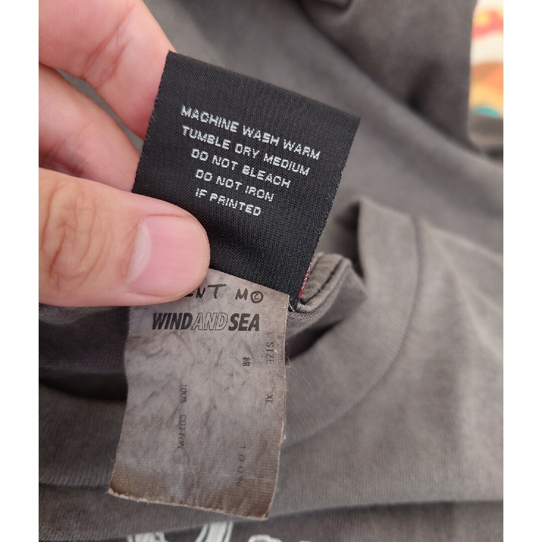 READYMADE(レディメイド)のキムタク着　セントマイケル　ウィンダンシーコラボ　ロンT メンズのトップス(Tシャツ/カットソー(七分/長袖))の商品写真