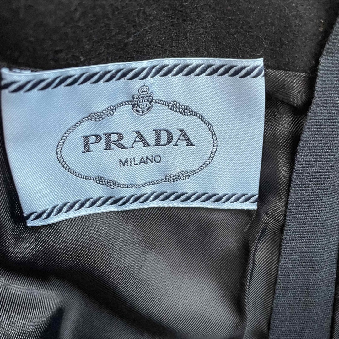 PRADA(プラダ)のPRADA フラノ素材ワンピース レディースのワンピース(ひざ丈ワンピース)の商品写真