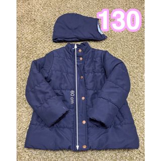 イッカ(ikka)のダウン 130 女の子 厚手 美品 ジャケット 上着 冬用 アウター(ジャケット/上着)