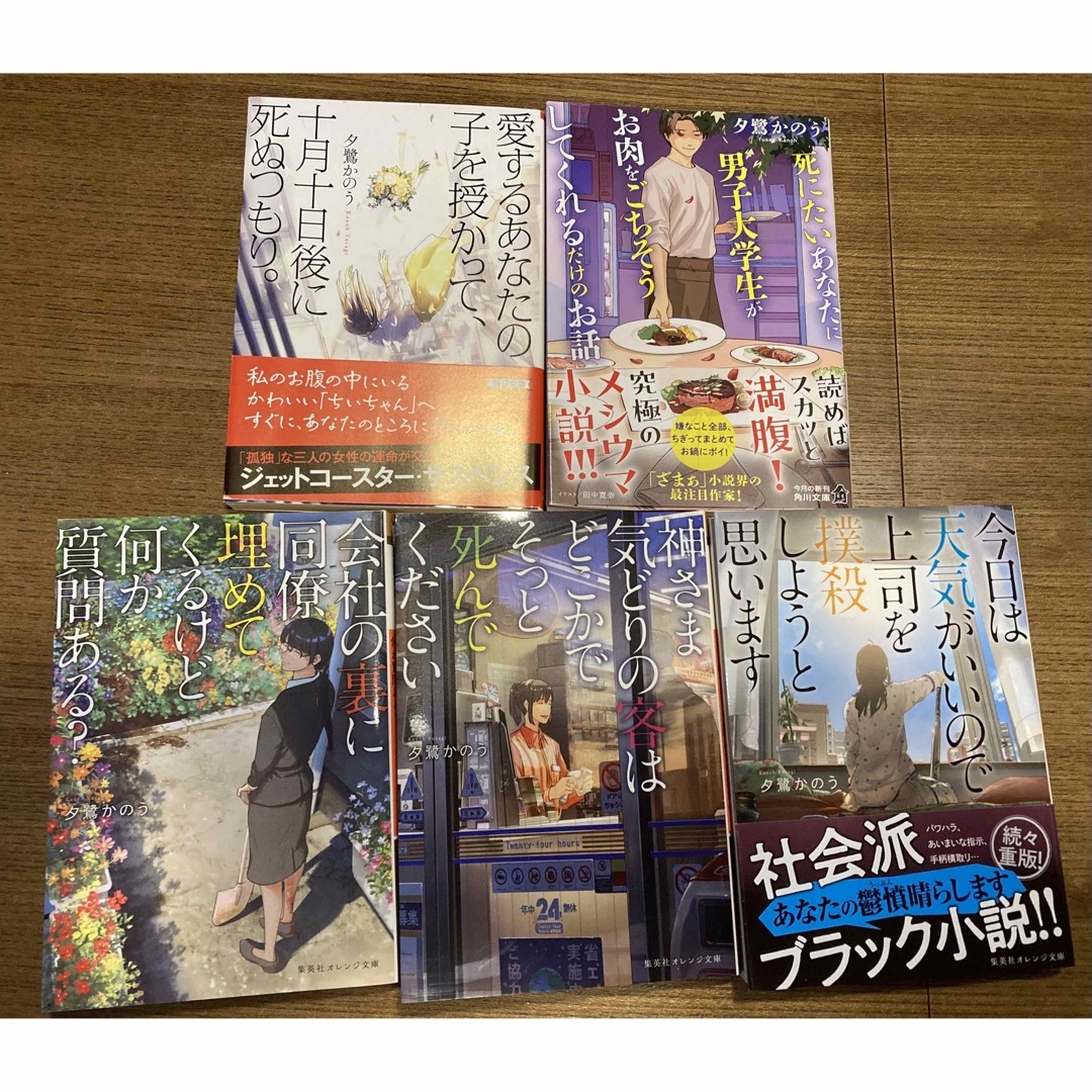 今日は天気がいいので上司を撲殺しようと思います　他4冊 エンタメ/ホビーの本(文学/小説)の商品写真