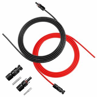 WBGADAM MC4 ケーブル 3m 6sq ソーラー延長ケーブル 10AWG(その他)