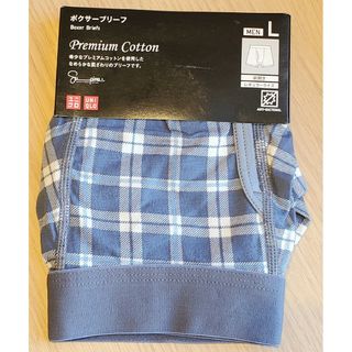 ユニクロ(UNIQLO)の4枚組 UNIQLO ボクサーブリーフ Lサイズ プレミアムコットン 綿 ほか(ボクサーパンツ)