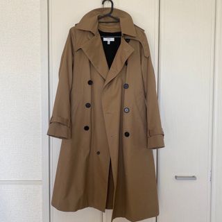 タグ付き✨HYKE　トレンチコート　BIG+LONGフィット　ベージュ　3