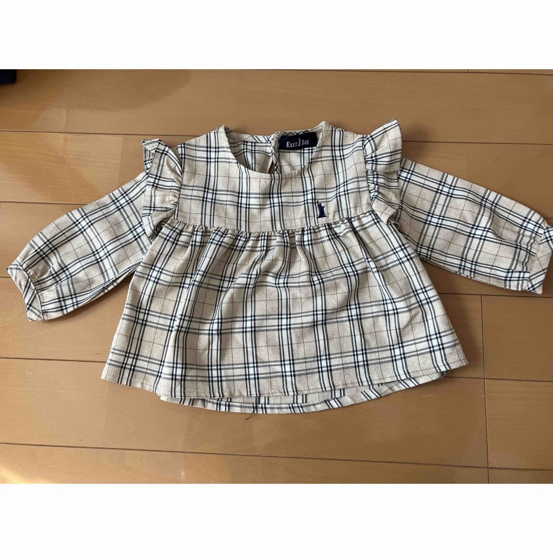 EASTBOY(イーストボーイ)のバースデイ　イーストボーイ 80センチブラウス キッズ/ベビー/マタニティのベビー服(~85cm)(シャツ/カットソー)の商品写真