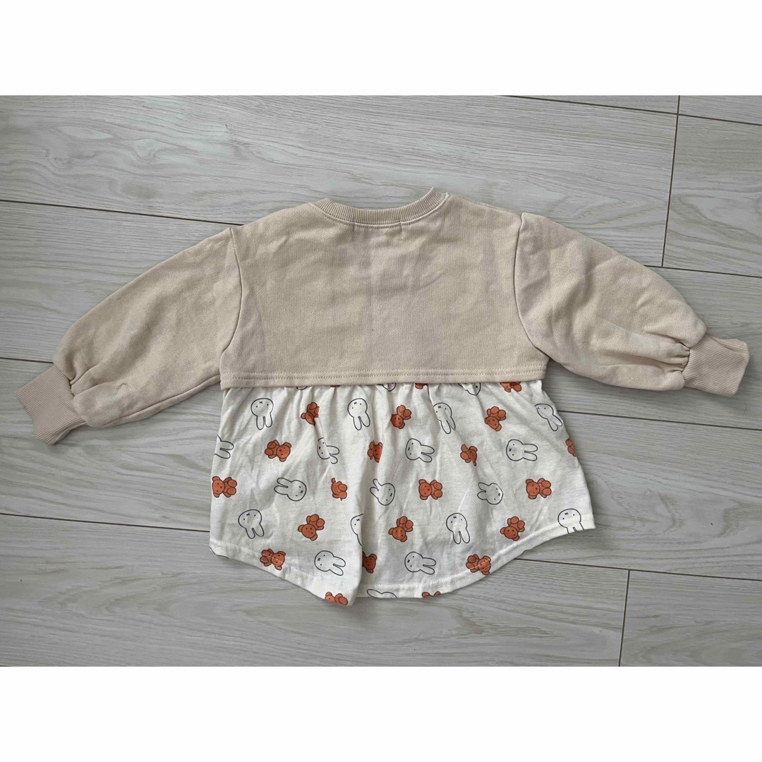 90size ミッフィートレーナー キッズ/ベビー/マタニティのキッズ服女の子用(90cm~)(Tシャツ/カットソー)の商品写真