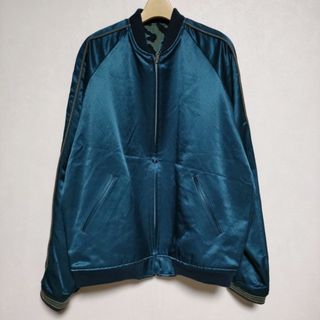 ウィズ(whiz)のwhiz HIDE JACKET スカジャン リバーシブル レオパード 定価55000円 ジャケット 23SS ブルー メンズ ウィズ【中古】3-1008M∞(その他)