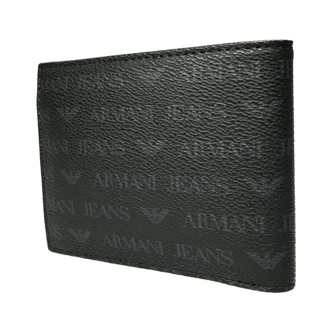 ARMANI JEANS - 美品 アルマーニジーンズ 二つ折り財布 ロゴ柄 メンズ