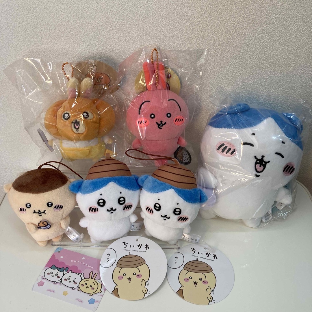 ちいかわ ぬいぐるみ マスコット 6点セット- ちいかわ ぬいぐるみ マスコット 6点セット-
