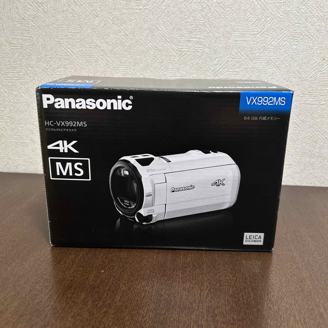 即納】 Panasonic デジタルビデオカメラ レッド HC-VX992MS-R ビデオ