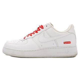 シュプリーム(Supreme)のSUPREME シュプリーム ×NIKE AIR FORCE 1 LOW ナイキ エアフォース1ロー ローカットスニーカー ホワイト US10.5 CU9225-100(スニーカー)