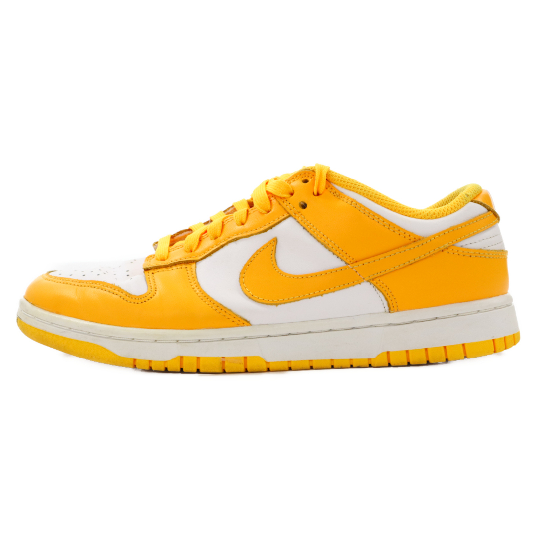 NIKE ナイキ WMNS DUNK LOW LASER ORANGE DD1503-800 ウィメンズ ダンク レーザーオレンジ ローカットスニーカー ホワイト/イエロー US8/25cm