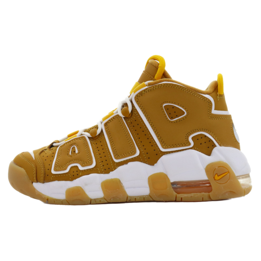 NIKE ナイキ AIR MORE UPTEMPO (GS) wheat エアモアアップテンポ ガールズ モアテン ウィート ハイカット スニーカー ブラウン US6Y/24cm DQ4713‐700