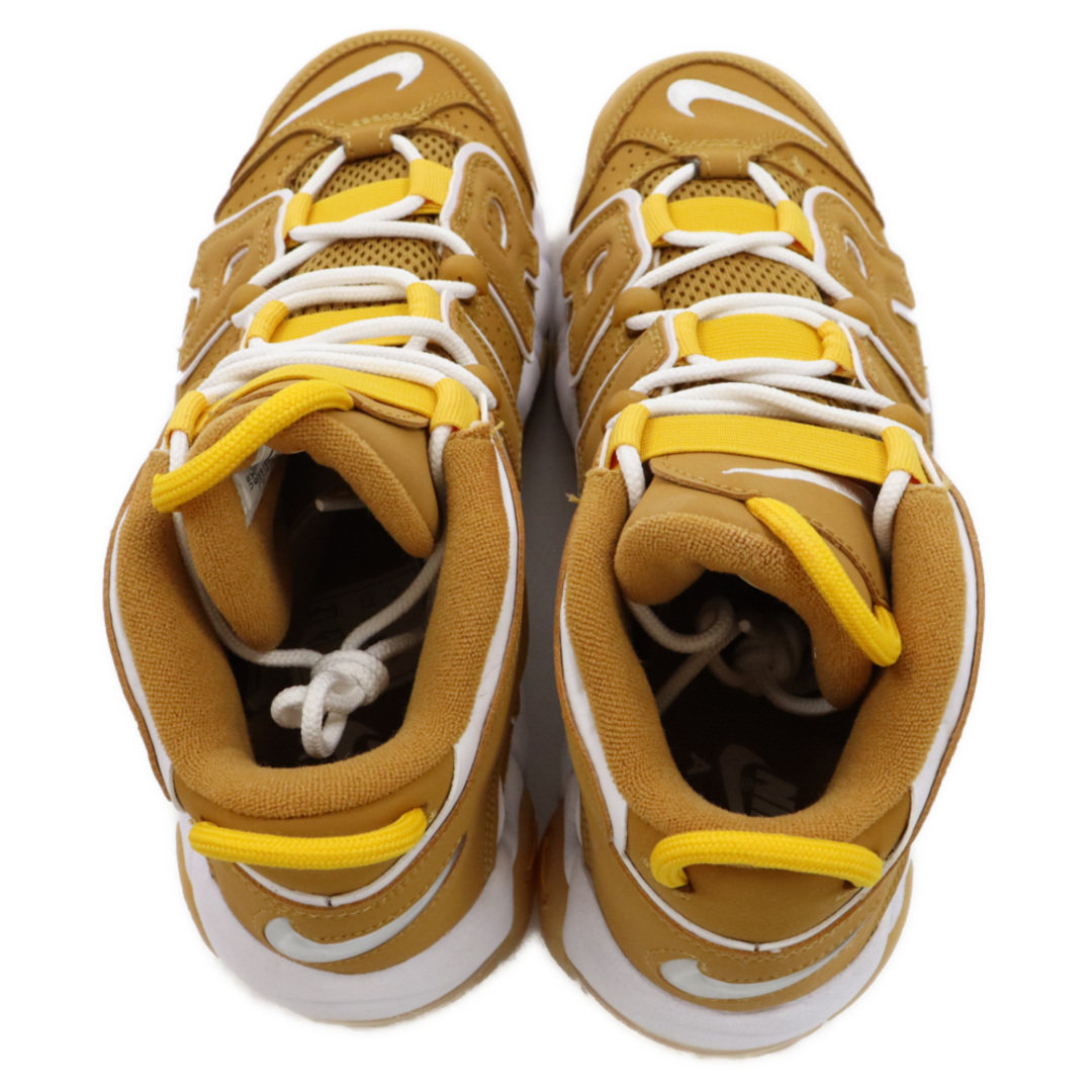 NIKE ナイキ AIR MORE UPTEMPO (GS) wheat エアモアアップテンポ ガールズ モアテン ウィート ハイカット スニーカー ブラウン US6Y/24cm DQ4713‐700 4