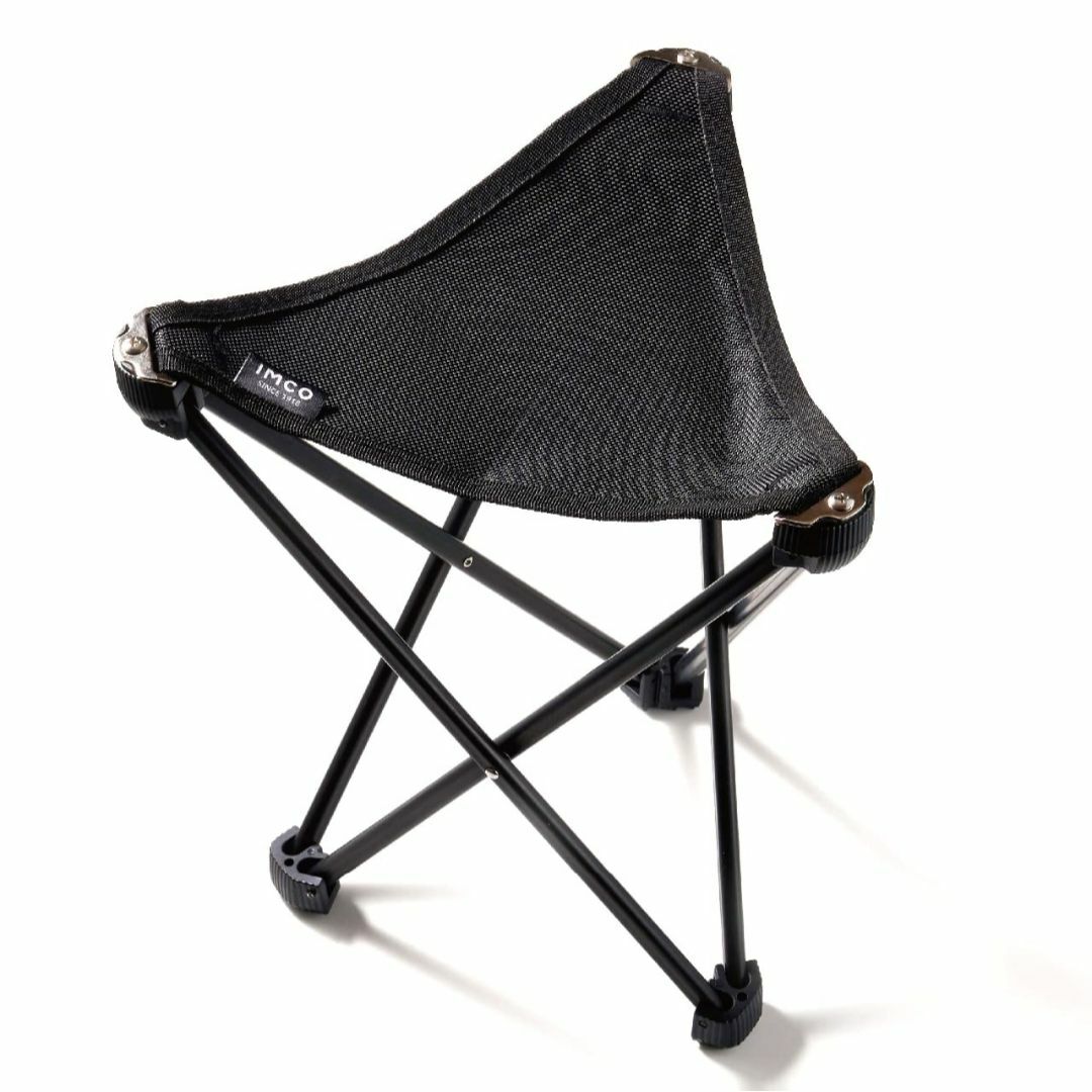 【色: ブラック】IMCO(イムコ) アウトドアチェア 折りたたみ椅子 アウトド