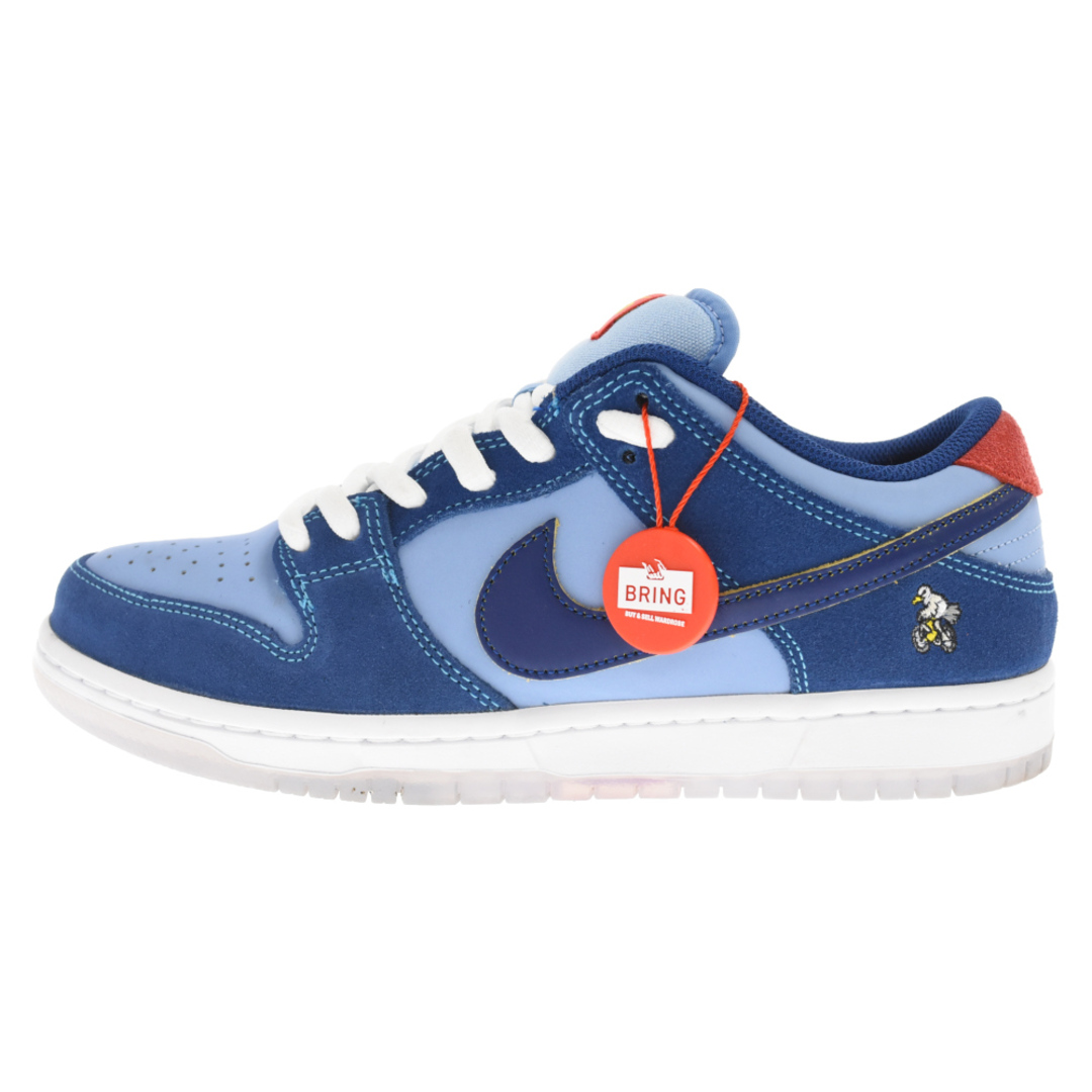 NIKE SB ナイキエスビー Why So Sad? Dunk Low Coastal Blue/Speed Yellow-University Red ワイ ソー サッドダンクSB ローカットスニーカー DX5549-400 ブルー US8/26cm