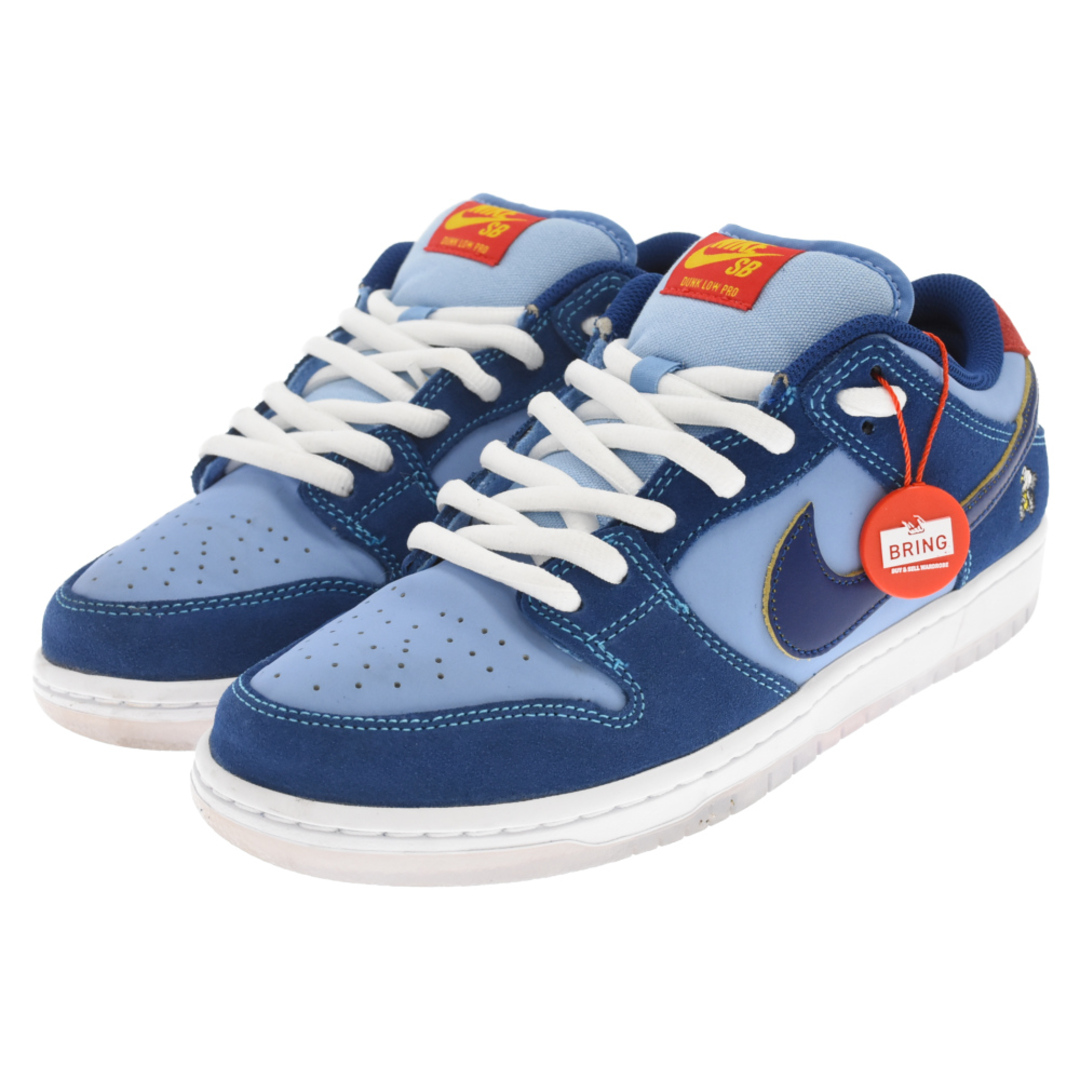 NIKE SB ナイキエスビー Why So Sad? Dunk Low Coastal Blue/Speed Yellow-University Red ワイ ソー サッドダンクSB ローカットスニーカー DX5549-400 ブルー US8/26cm 2