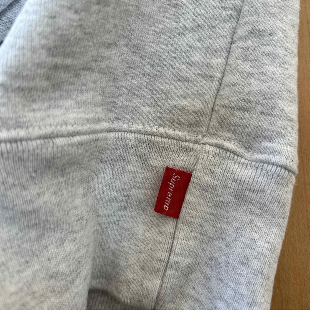 Supreme Bling Box Logo Hooded "Ash Grey"