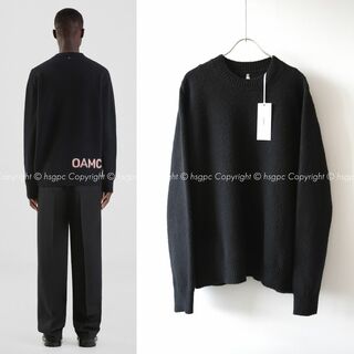 OAMC アウトライン ロゴ刺繍 ハイゲージ ニット セーター