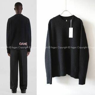 オーエーエムシー(OAMC)の【定価10万】OAMC バック ロゴ ウィスラー クルーネック ニット セーター(ニット/セーター)