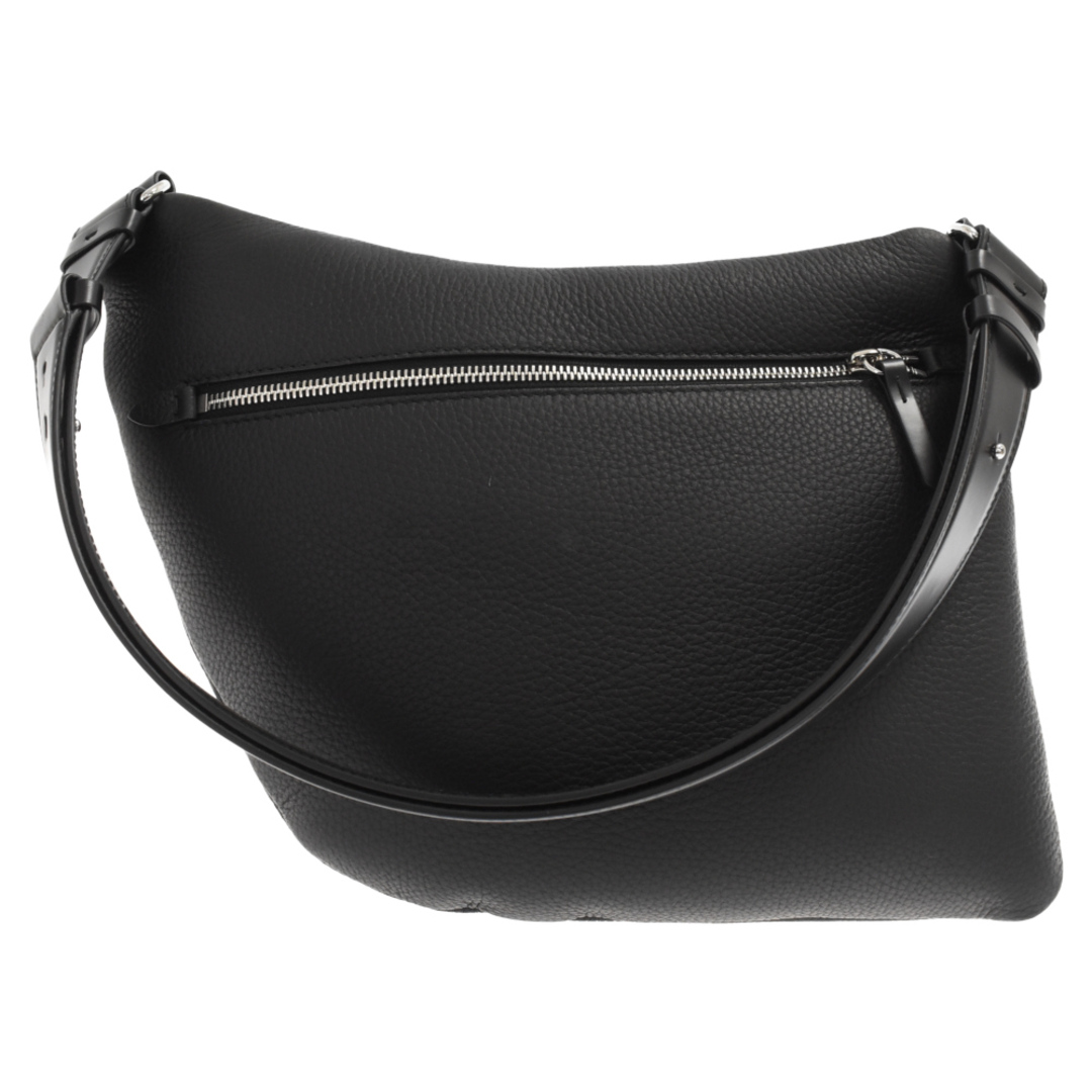 Maison Martin Margiela(マルタンマルジェラ)のMartin Margiela マルタンマルジェラ 5AC Saddle Bag SB1WG0017 グレインレザー サドルバッグ ボディバッグ ブラック メンズのバッグ(ショルダーバッグ)の商品写真