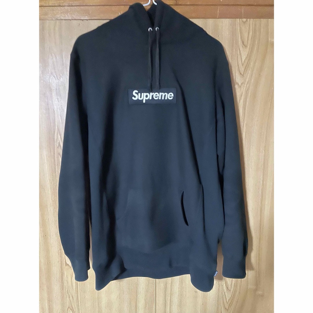 16SS supremebox logoパーカー即完売