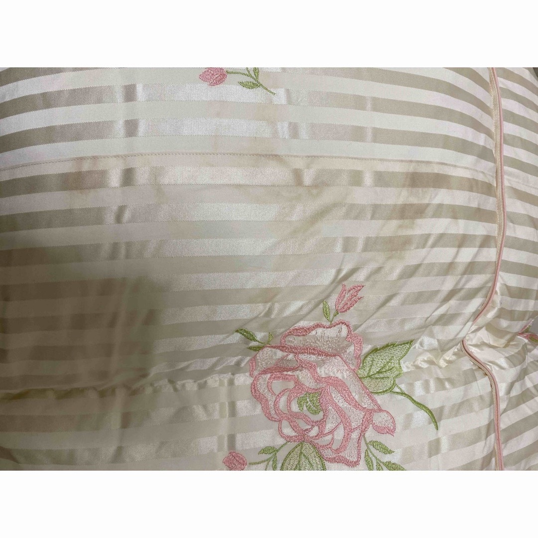 【未使用品】最高級丸八真綿シルク刺繍・掛け布団×2　シングルサイズ