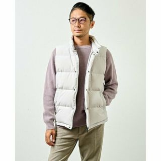 メンズメルローズ(MEN'S MELROSE)の【ライトグレー】マットタフタダウンベスト(その他)