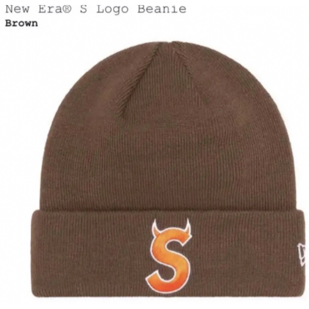 Supreme - Supreme 22FW new era S logo beanie Brownの通販 by