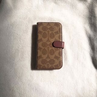 コーチ(COACH)の送料込み iPhone12 coach スマホケース 手帳型ケース(iPhoneケース)