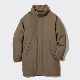 ユニクロ(UNIQLO)の⚠️さーき様専用　UNIQLO ユニクロ 防風パデッドコート ブラウン L(ブルゾン)