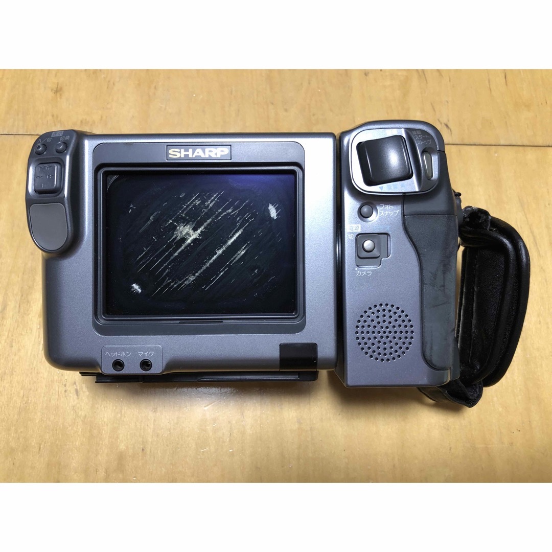 SHARP(シャープ)のシャープ液晶8ミリビデオカメラ　VL-HL55(完動ジャンク品) スマホ/家電/カメラのカメラ(ビデオカメラ)の商品写真