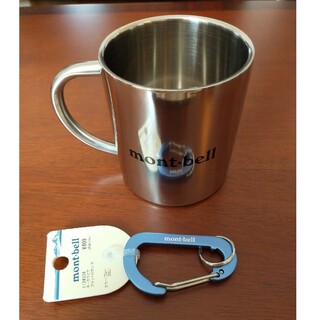 モンベル(mont bell)の新品未使用 モンベル ステンレスサーモマグカップ キーカラビナ(グラス/カップ)