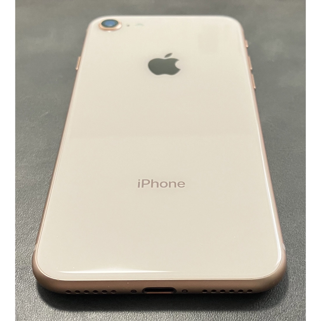 美品】iPhone 8 ピンクゴールド 64GB SIMロック解除-