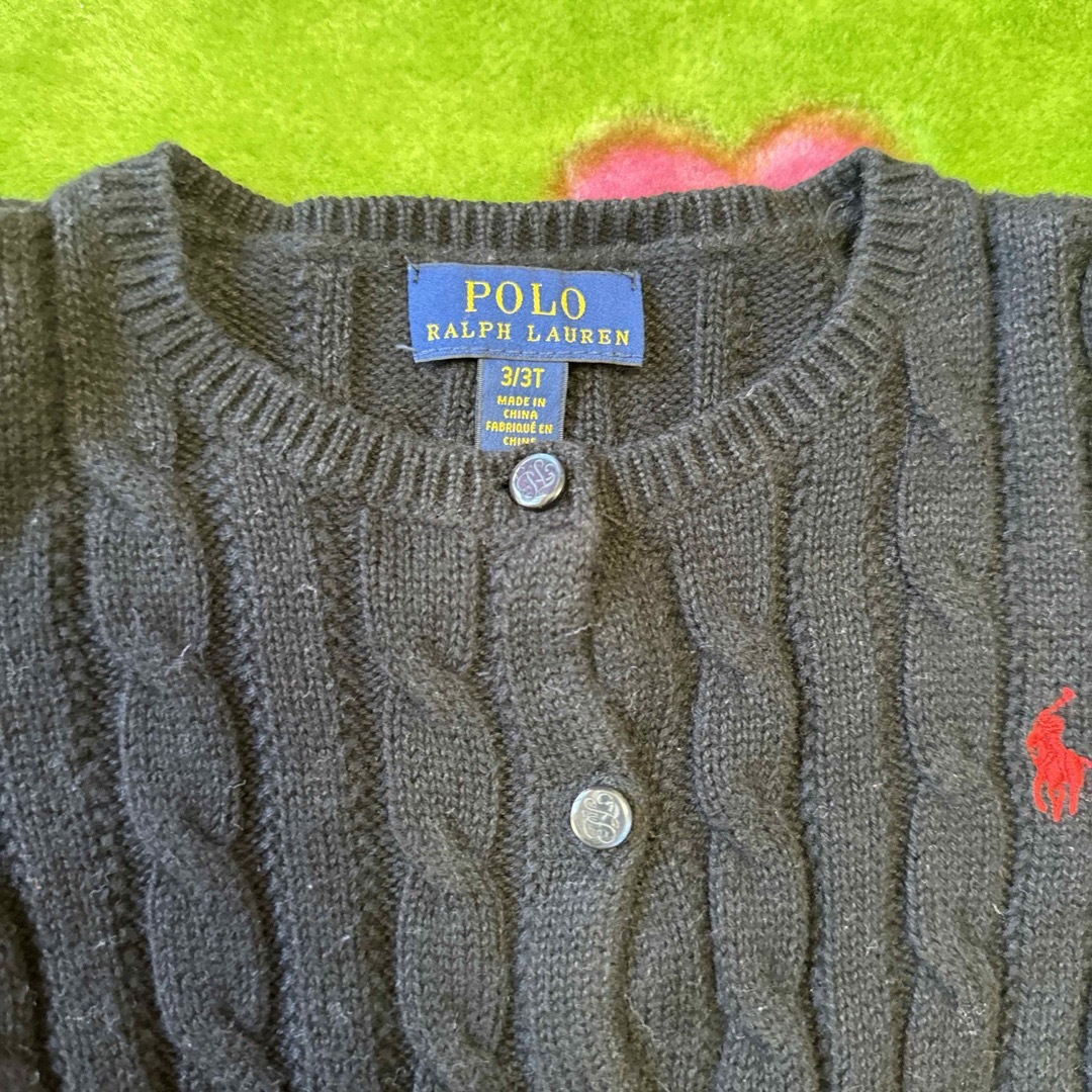 POLO RALPH LAUREN(ポロラルフローレン)のラルフローレン　カーディガン　3T（95） キッズ/ベビー/マタニティのキッズ服女の子用(90cm~)(カーディガン)の商品写真