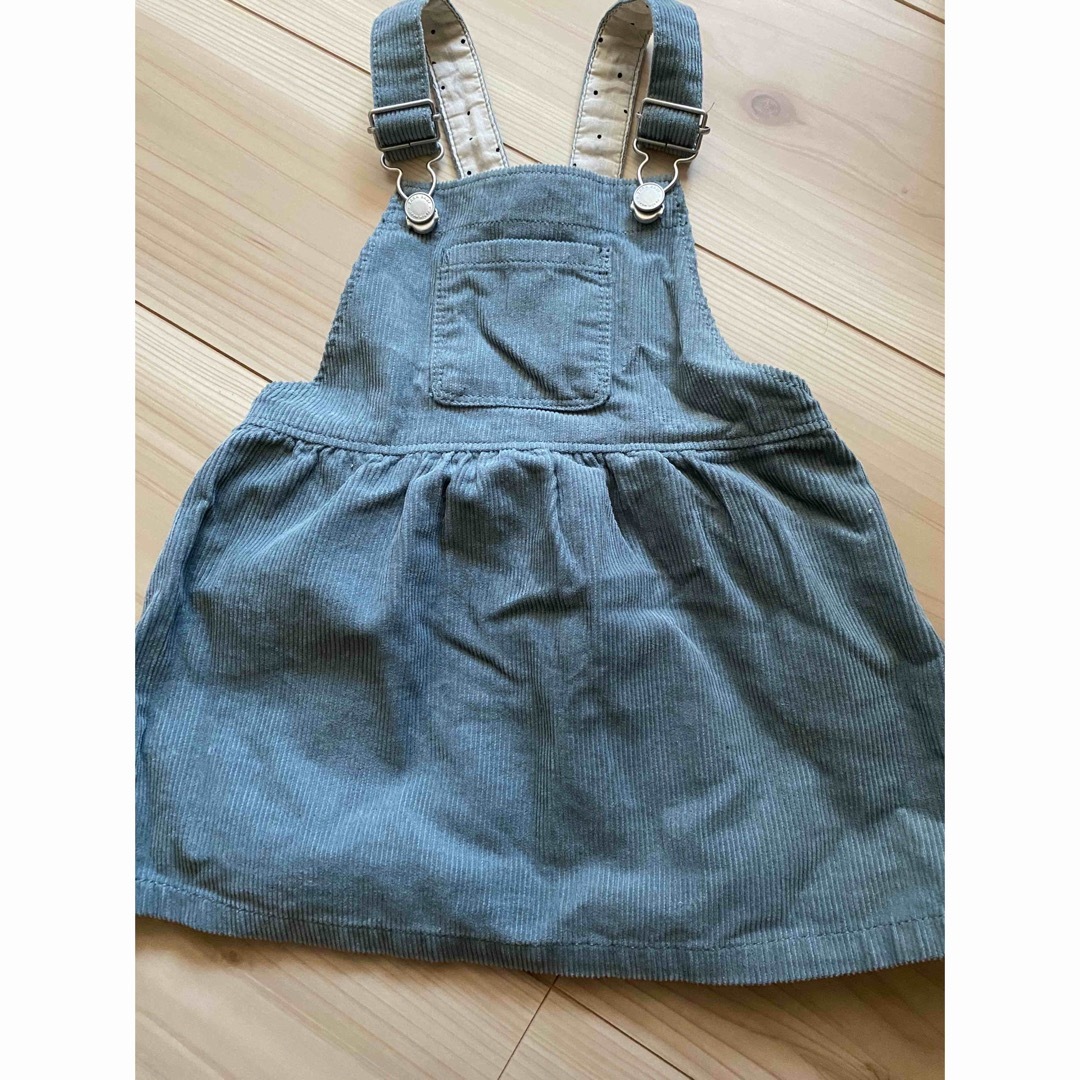 ZARA KIDS(ザラキッズ)のzarakids サロペットスカート キッズ/ベビー/マタニティのキッズ服女の子用(90cm~)(スカート)の商品写真