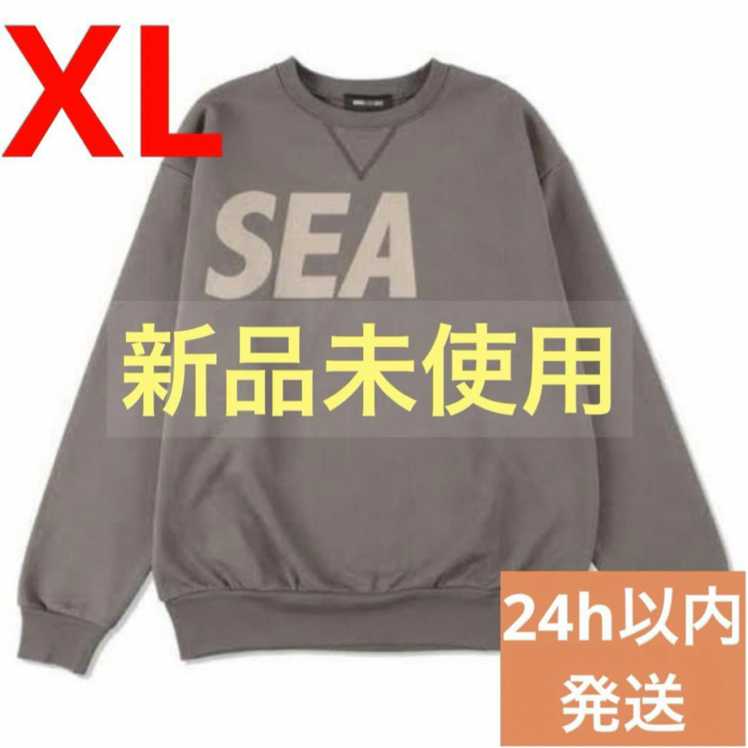 WINDANDSEA新品 WIND AND SEA Charcoal Taupe crew neck