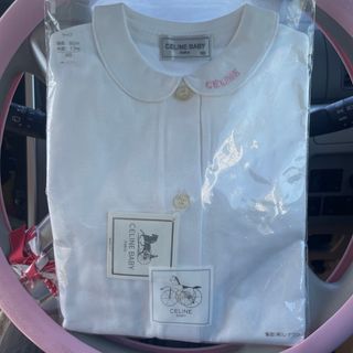 セリーヌ(celine)の【新品】セリーヌベビー 90サイズ 白シャツ(Tシャツ/カットソー)