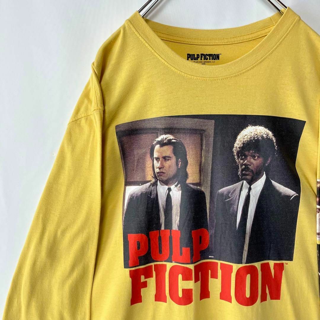 パルプ・フィクション ロングTシャツ タランティーノ ムービーT 黄色
