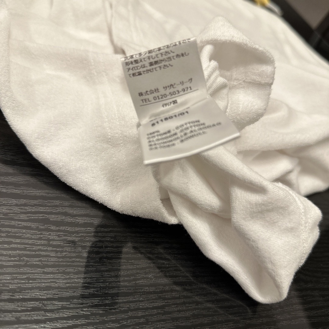 GUY ROVER(ギローバー)の▲値下げ　ギローバー パイル地　Tシャツ　半袖カットソー　白 メンズのトップス(Tシャツ/カットソー(半袖/袖なし))の商品写真
