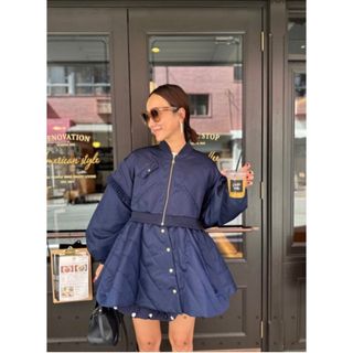 ザラ(ZARA)のロージーモンスター　4way lady MA1 ペプラムジャケット　ダウン　(ブルゾン)