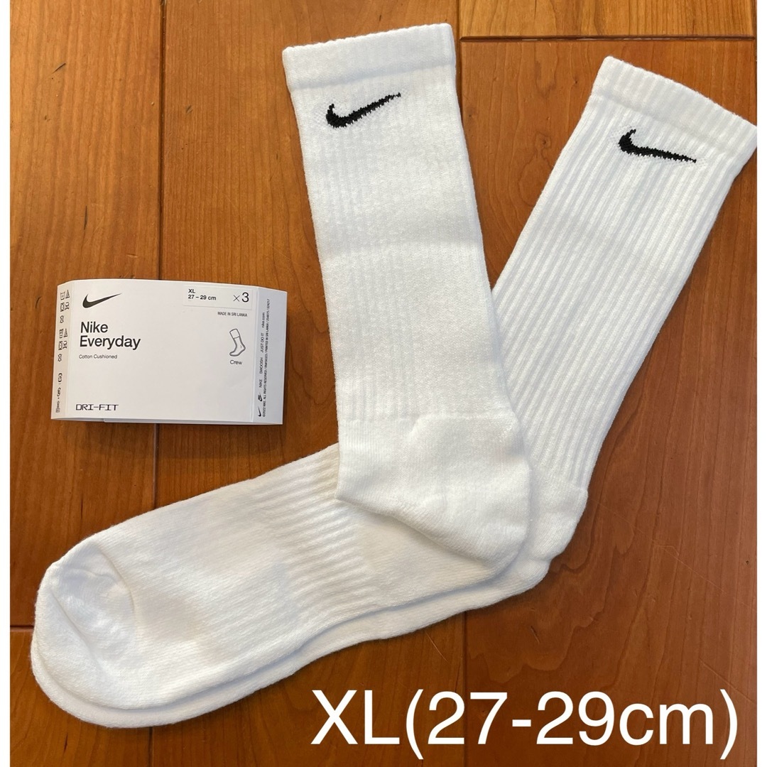 NIKE アンクルソックス 27〜29cm SX7667 白 ナイキ - レッグウェア