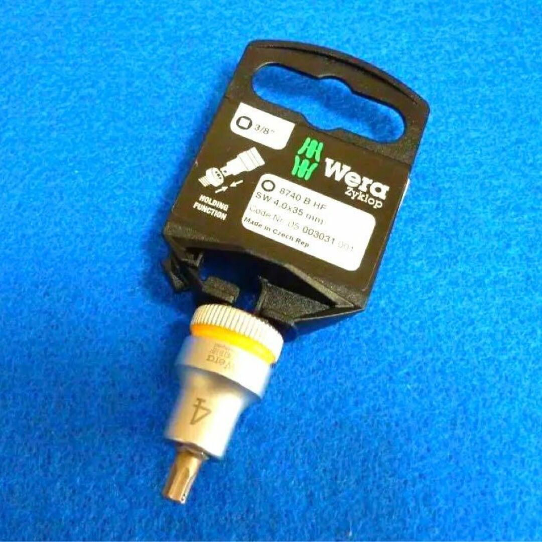 【新品 / Wera】8740BHF ヘックスビットソケット No.003031 自動車/バイクの自動車(メンテナンス用品)の商品写真