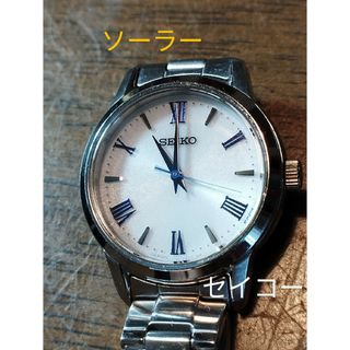 セイコー(SEIKO)のAB46　セイコー　ソーラー時計　　　稼働品　耐磁(腕時計)