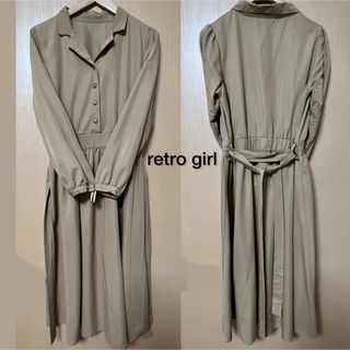 レトロガール(RETRO GIRL)のレトロガール ワンピース M 秋色 retro girl(ひざ丈ワンピース)