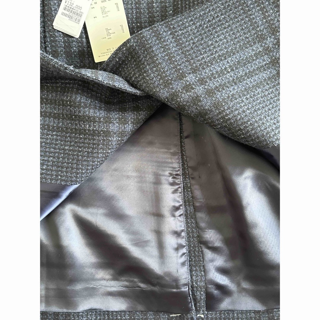 TOMORROWLAND(トゥモローランド)のTOMORROWLAND ウールシルク ダブルブレステッドコート メンズのジャケット/アウター(ピーコート)の商品写真