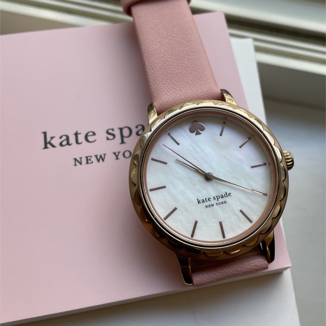 【電池新品ベルト新品美品】Kate spade NEW YORK 腕時計35㎜ 6