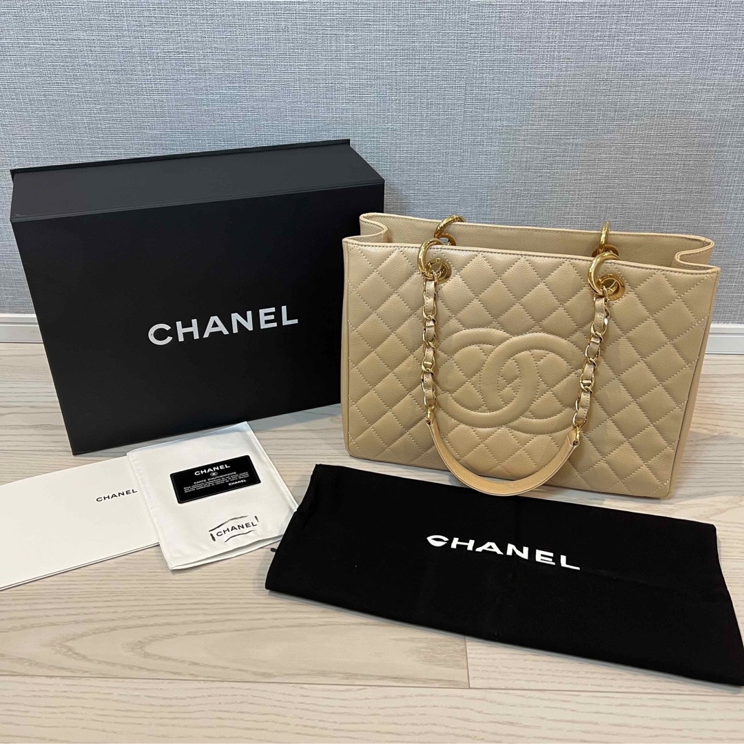 CHANEL 極上美品 GST キャビアスキン