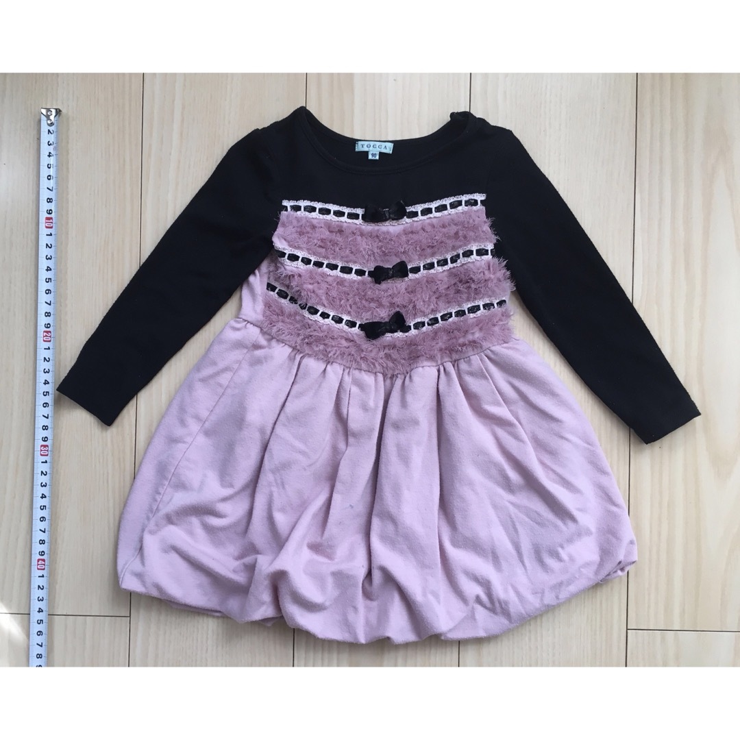 TOCCA バルーン ワンピース 90センチ 長袖 フリル付 | フリマアプリ ラクマ