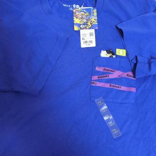 ユニクロ(UNIQLO)のユニクロ スプラトゥーン Tシャツ UT ブルー 半袖 XL(Tシャツ/カットソー(半袖/袖なし))