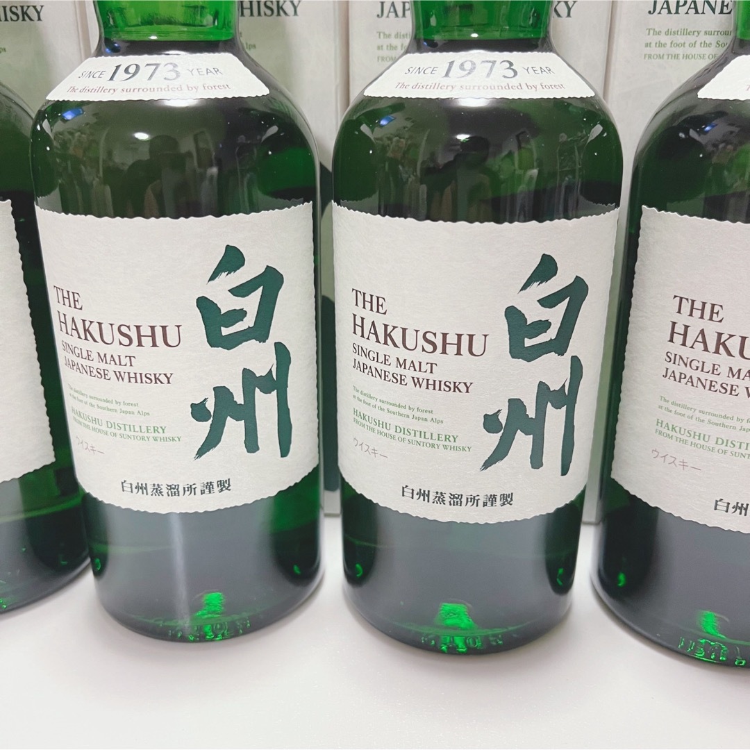 サントリー(サントリー)の新品未開封 サントリー 白州 シングルモルトウイスキー 700ml・6本 食品/飲料/酒の酒(ウイスキー)の商品写真